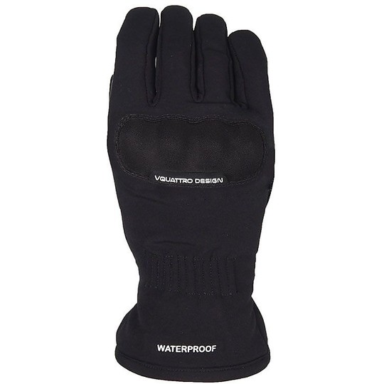 Motorcycle Gloves Waterproof VQuattro Mild 16 Black