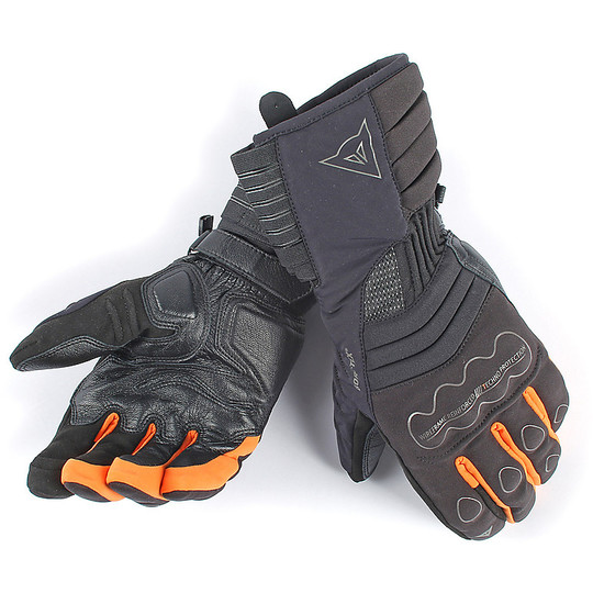Motorcycle Gloves Winter Dainese Scout Evo Gore-Tex Marigold