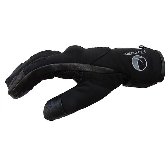 Motorcycle Gloves Winter ProFuture Touch WP Black Red Waterproof