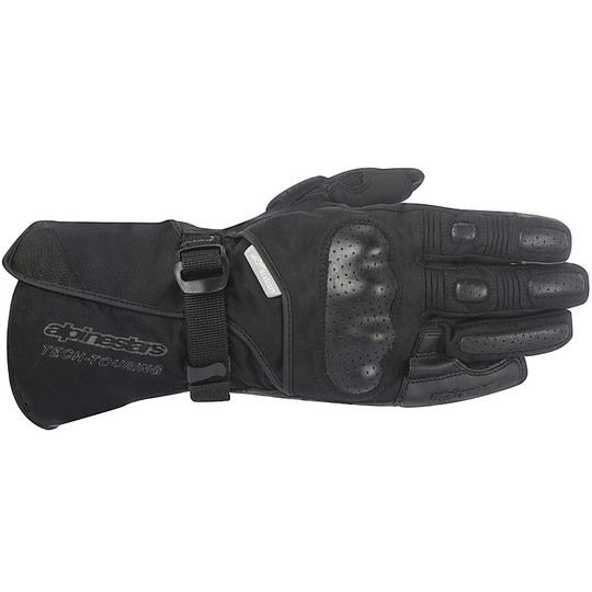 Motorcycle Gloves Winter Sports Alpinestars Apex Drystar glove Black