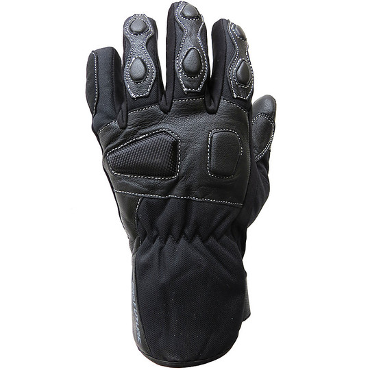 Motorcycle Gloves Winter Sports Pro Future Leather And Fabric With Waterproof reinforcements