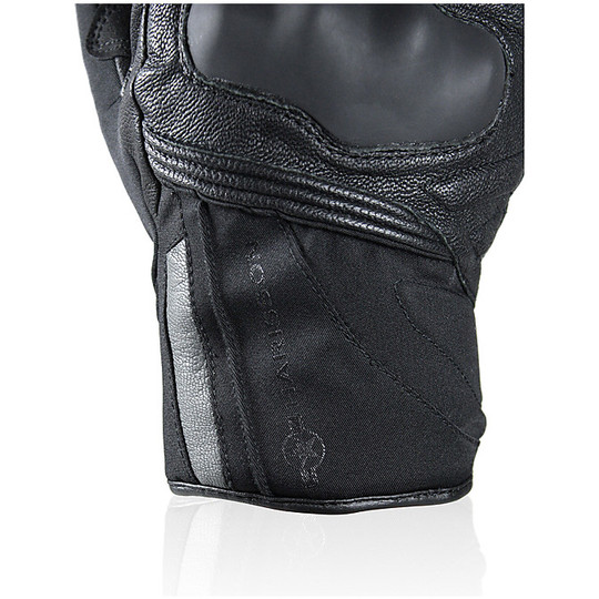 Motorcycle Gloves Winter Waterproof Darts Arlington Short Black Gray Approved