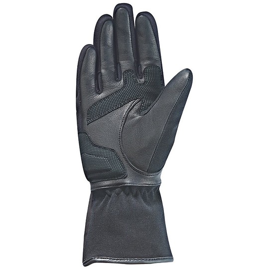 Motorcycle Gloves Winter Woman leather and textile Pro Ice Lady HP Black