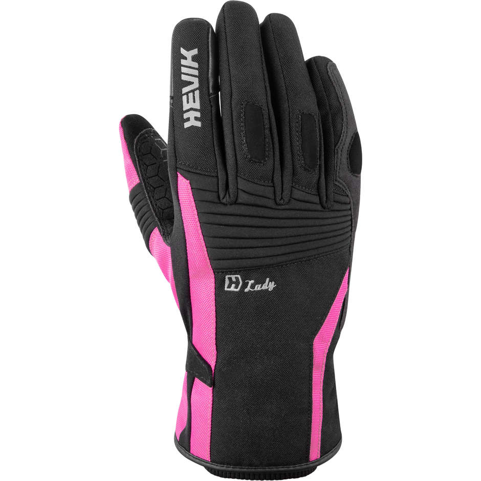 Motorcycle Gloves Woman Hevik ORION LADY Black Pink