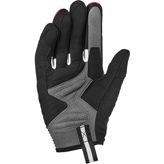 Motorcycle Gloves Woman in Urban Spidi FLASH CE LAdy Pink Fabric