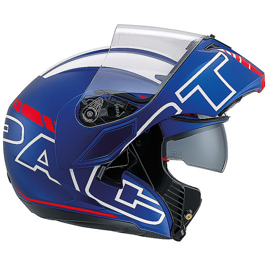 Motorcycle Helmet Agv Modular Compact PINLOCK Double approval Multi Seattle Blue Red