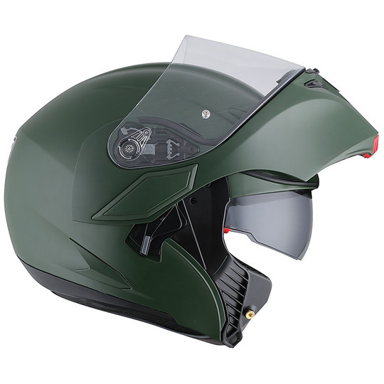 Motorcycle Helmet Agv Modular Compact ST Double approval Military Green Matt