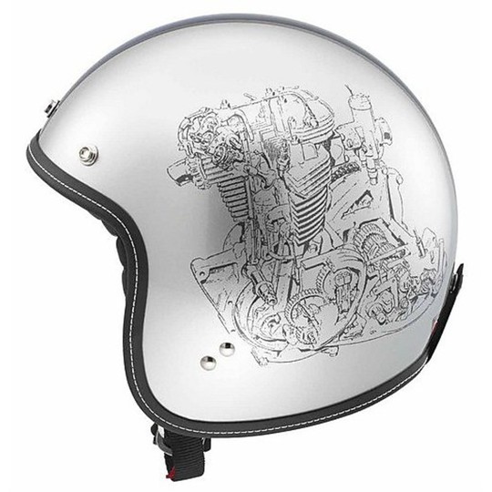 Motorcycle Helmet AGV RP60 Multi Engine Jet Grey