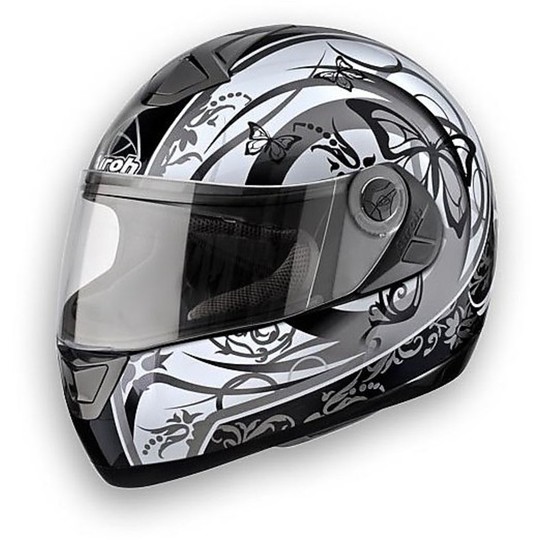 Motorcycle Helmet Airoh integral Aster-X Grey Butterfly