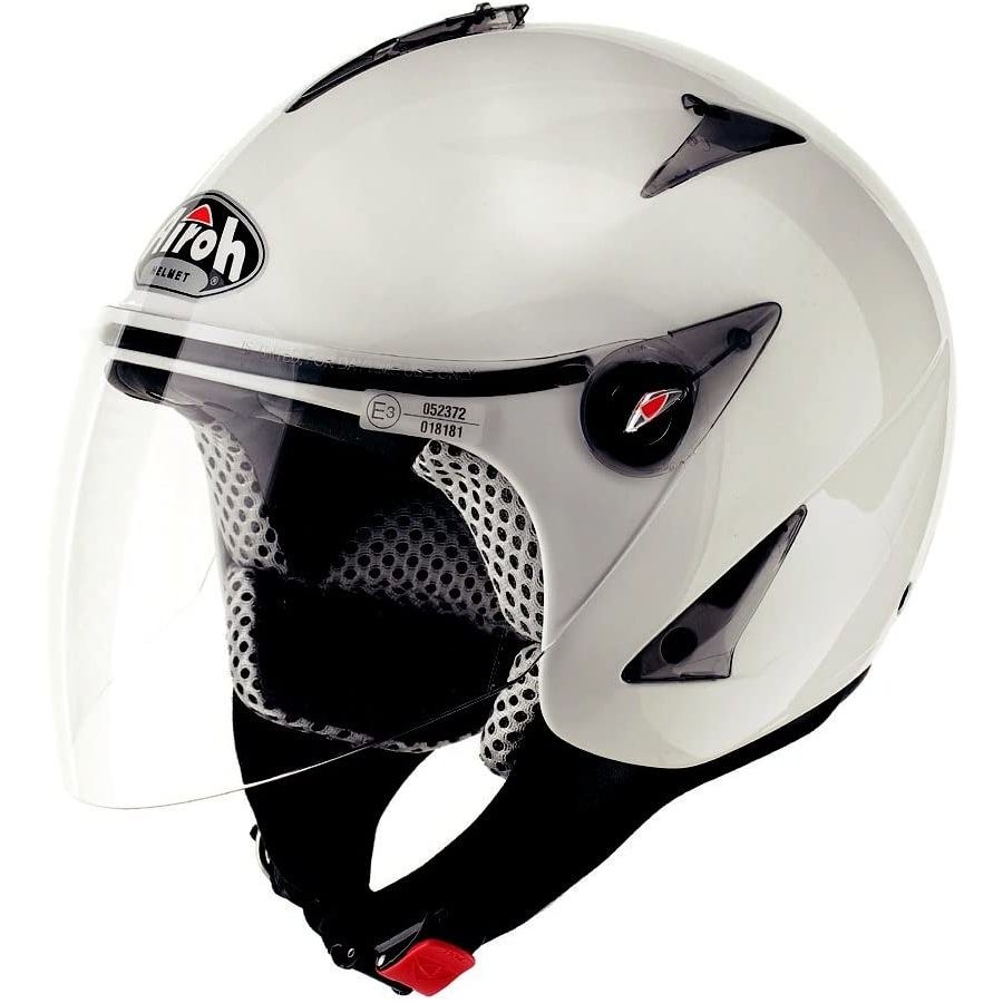 Motorcycle Helmet Airoh Jet Jt White Color