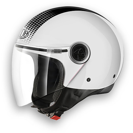Motorcycle Helmet Airoh Jet Malibu TOUCH WHITE GLOSS