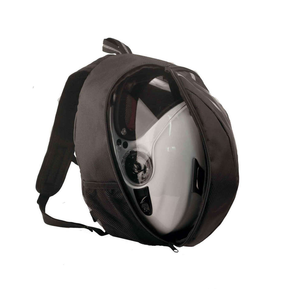Motorcycle Helmet Backpack OJ ROUND PRO Black