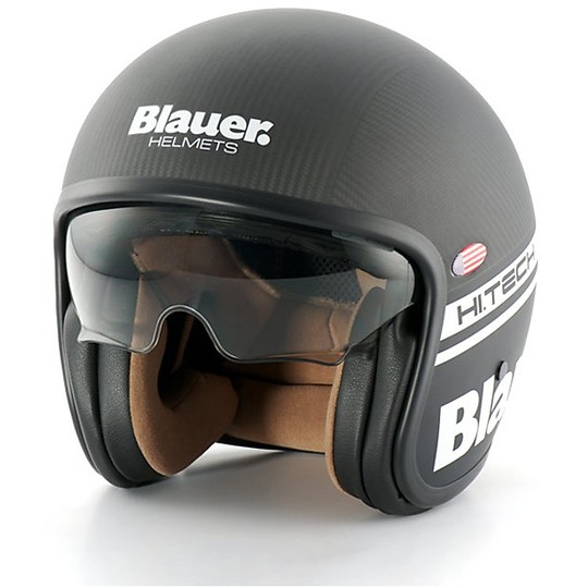 Motorcycle helmet Blauer Jet Pilot 1.1 HT Carbon Gloss