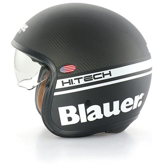 Motorcycle helmet Blauer Jet Pilot 1.1 HT Carbon Mono