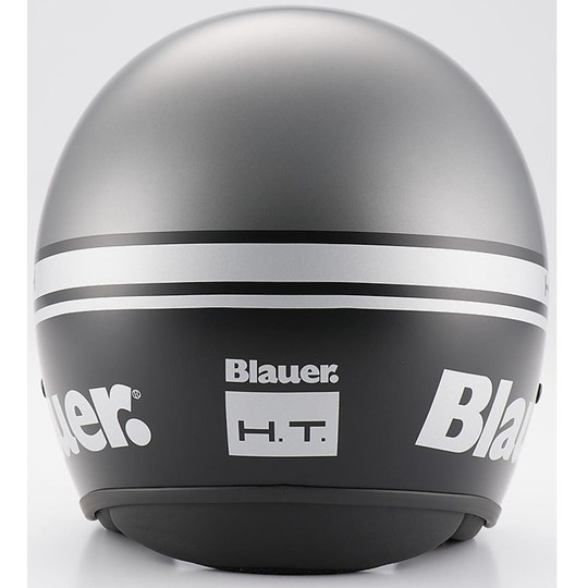 Motorcycle helmet Blauer Jet Pilot 1.1 HT Fiber Multicolor Grey,