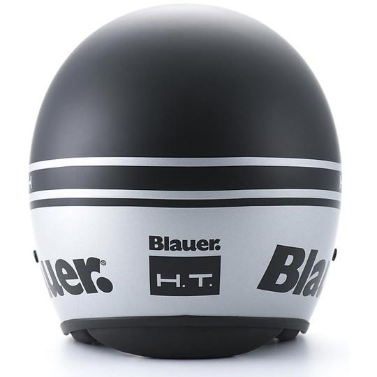 Motorcycle helmet Blauer Jet Pilot 1.1 HT Fiber Multicolor Matt Black