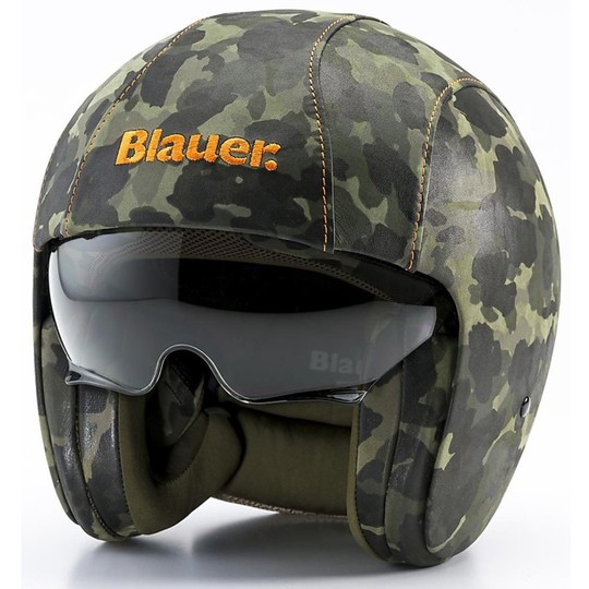 Motorcycle helmet Blauer Jet Pilot 2.0 Multicolor Camouflage