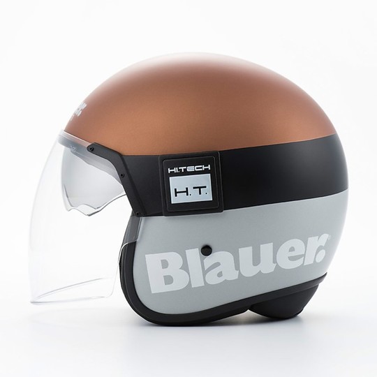 Motorcycle helmet Blauer Jet POD With Visor Bronze Grey