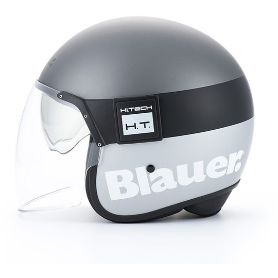 Motorcycle helmet Blauer Jet POD With Visor Titanium Grey