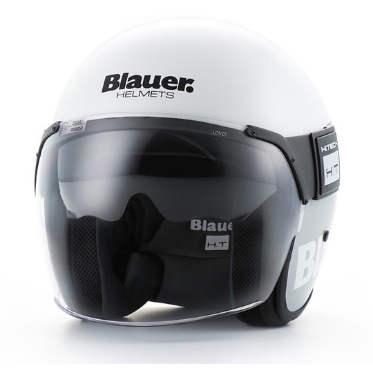Motorcycle helmet Blauer Jet POD With Visor White Grey