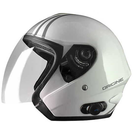 Motorcycle Helmet Bluetooth Intercom Jet Source With Integrated Model Tornado Tango