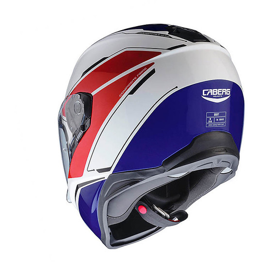 Motorcycle Helmet Caberg Integral Model Drift Tour White / Blue / Red
