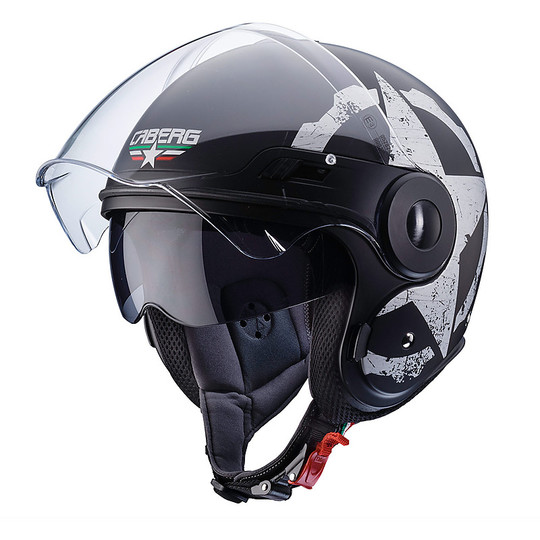 Motorcycle helmet Caberg visor Jet Double Uptown Gear