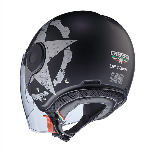 Motorcycle helmet Caberg visor Jet Double Uptown Gear