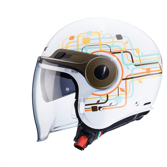 Motorcycle Helmet Caberg visor Jet Double Uptown Lady