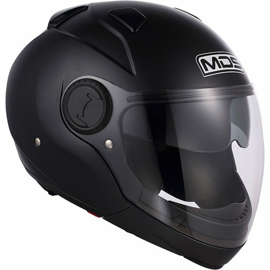 Motorcycle Helmet Chin Mds by Agv Sunjet Detachable Matte Black Mono
