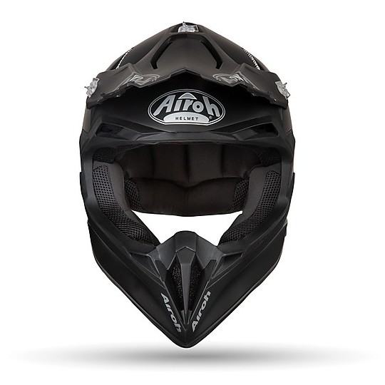 Motorcycle Helmet Cross Enduro Airoh Terminator Open Vision COLOR Matt Black