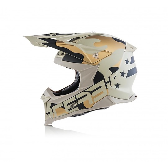 Motorcycle Helmet Cross Enduro Fiber Acerbis X-RACER VTR Camouflage