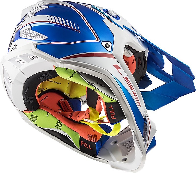 hjc evolve helmet F71 FACO Size:Powder Blue Ole Miss size-7-1-4 Casco Moto Integrale Icon achieved through extensive wind