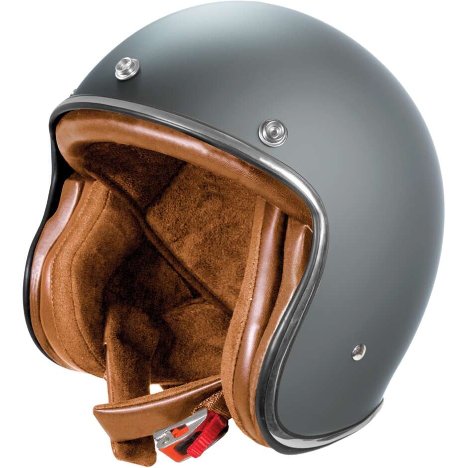 Motorcycle Helmet Custom Jet Stormer QUARTZ Solid Khaki Matt