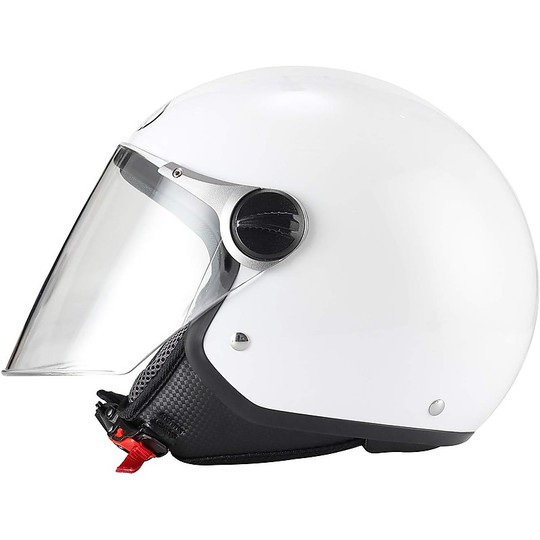 Motorcycle Helmet Demi-Jet BHR 710 Glossy White