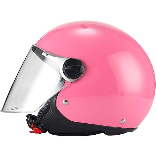 Motorcycle Helmet Demi-Jet BHR 710 Metallic Pink