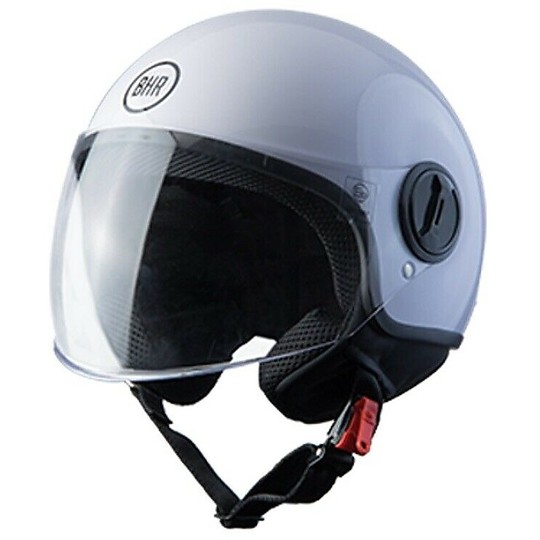 Motorcycle Helmet Demi-Jet BHR 808 FIRST White