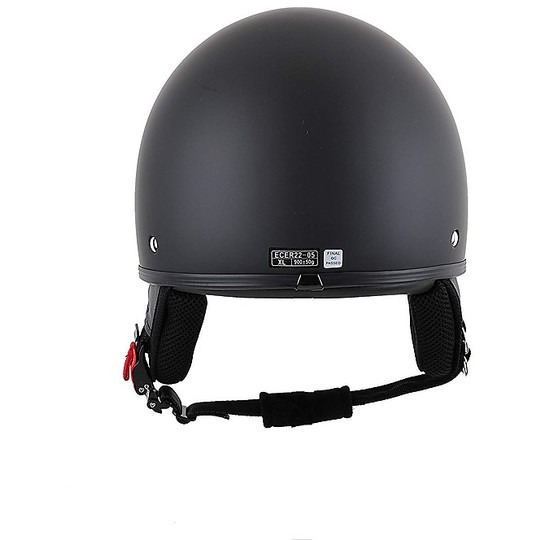 Motorcycle Helmet Demi-Jet Custom BHR 803 SIMPLY Matt Black