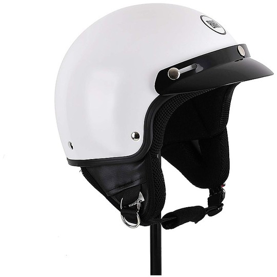 Motorcycle Helmet Demi-Jet Custom BHR 803 SIMPLY White