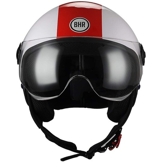 Motorcycle Helmet Demi-Jet Domed Visor BHR 801 USA