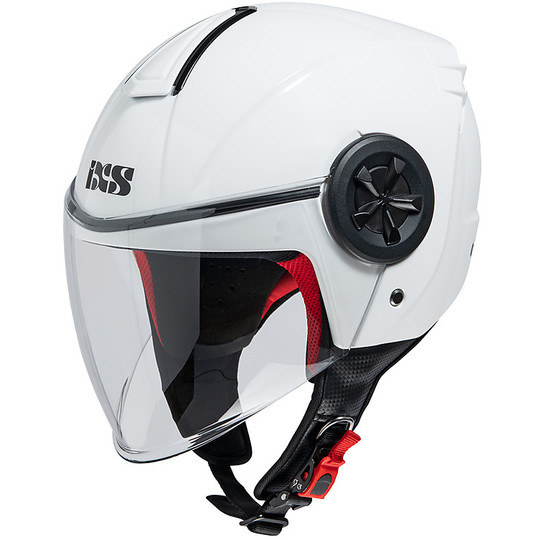 Motorcycle Helmet Demi Jet iXS 851 1.0 Glossy White