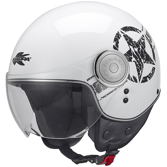 Motorcycle helmet Demi-Jet KAPPA KV8 U-Star Black