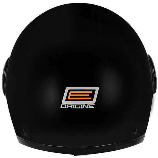Motorcycle Helmet Demi-Jet Origin Neon Solid Matt Black
