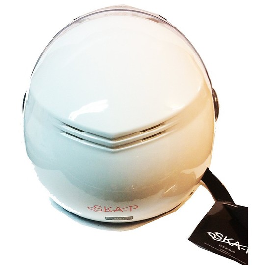 Motorcycle Helmet Demi Jet Ska-P Urban Glossy White