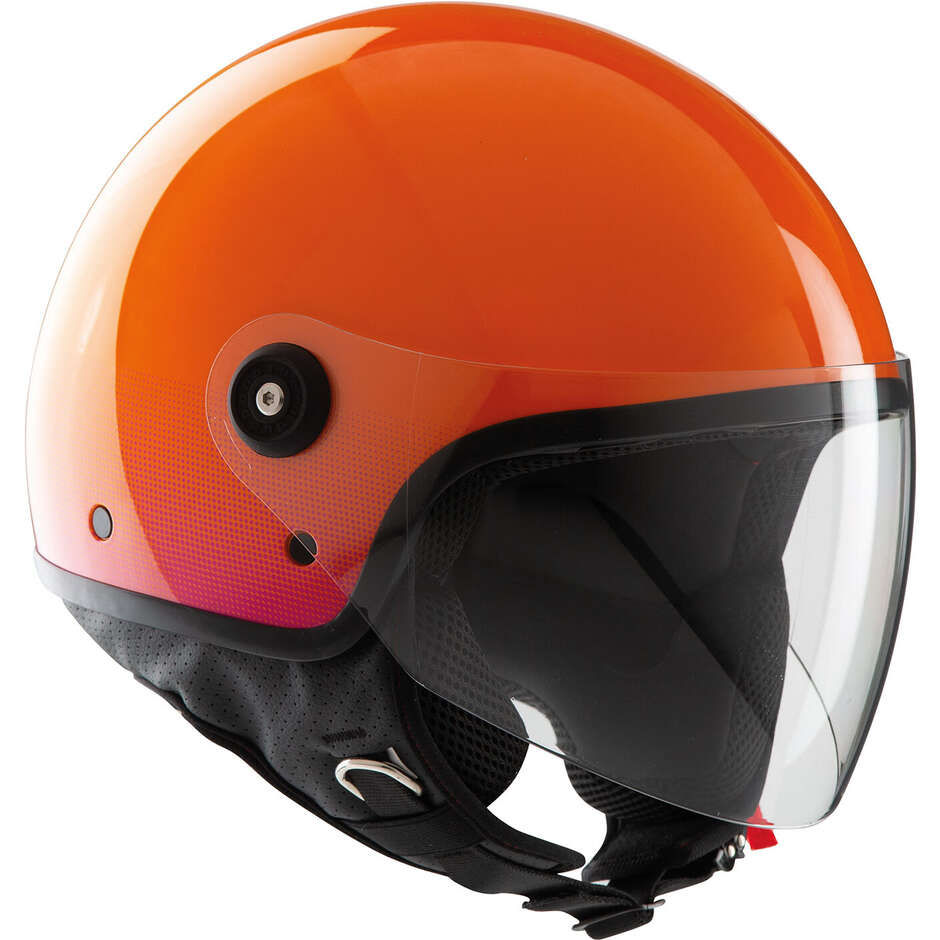 Motorcycle Helmet Demi-Jet Tucano Urbano EL'JETTIN Gradient Fuchsia