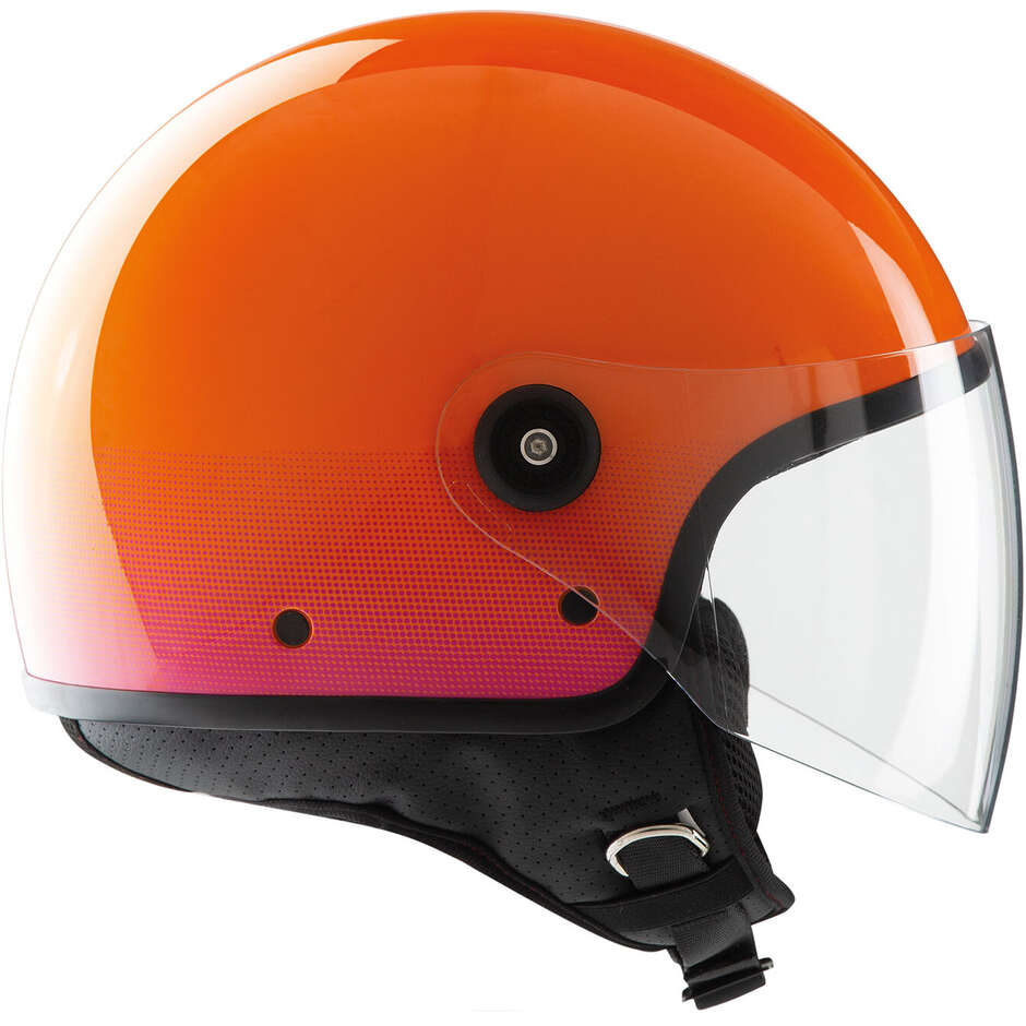 Motorcycle Helmet Demi-Jet Tucano Urbano EL'JETTIN Gradient Fuchsia
