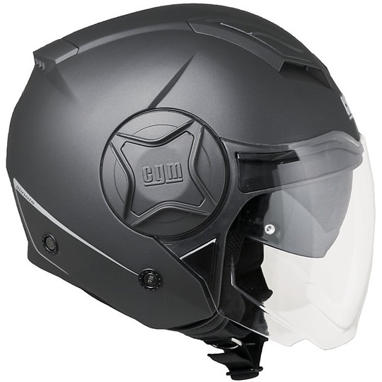 Motorcycle Helmet Double Jet Visor CGM 129A ILLINOIS Matt Anthracite