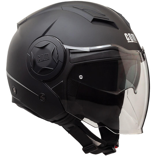 Motorcycle Helmet Double Jet Visor CGM 129a ILLINOIS Matt Black