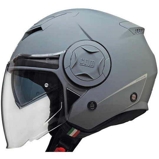 Motorcycle Helmet Double Jet Visor CGM 129a ILLINOIS Matt Gray