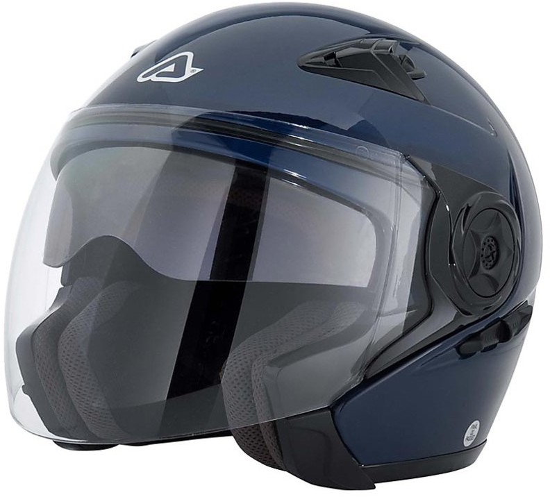 Motorcycle Helmet Dual Visor Jet Blue Sunset Acerbis For Sale Online